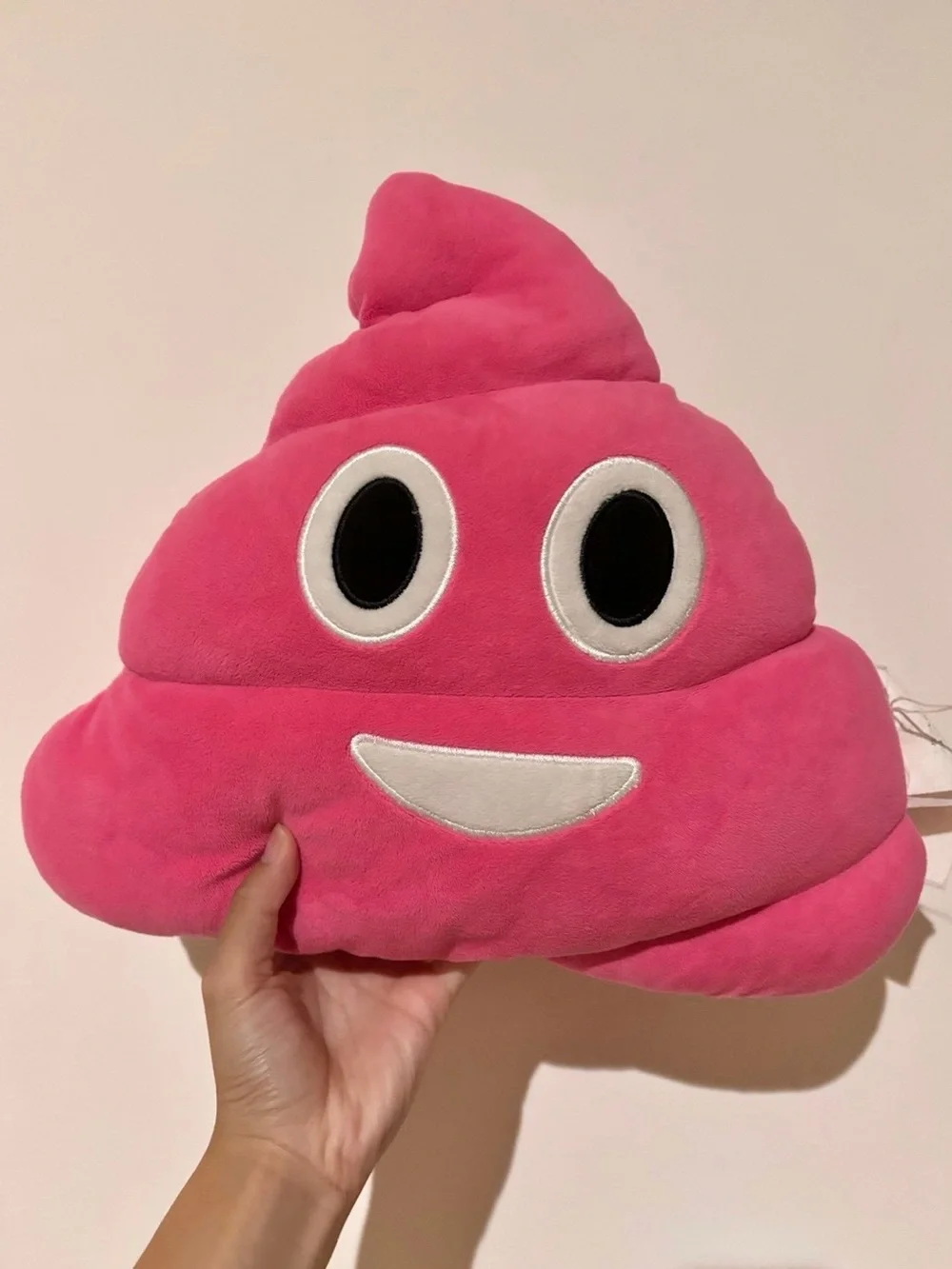 Pink Poop Emoji Pillow